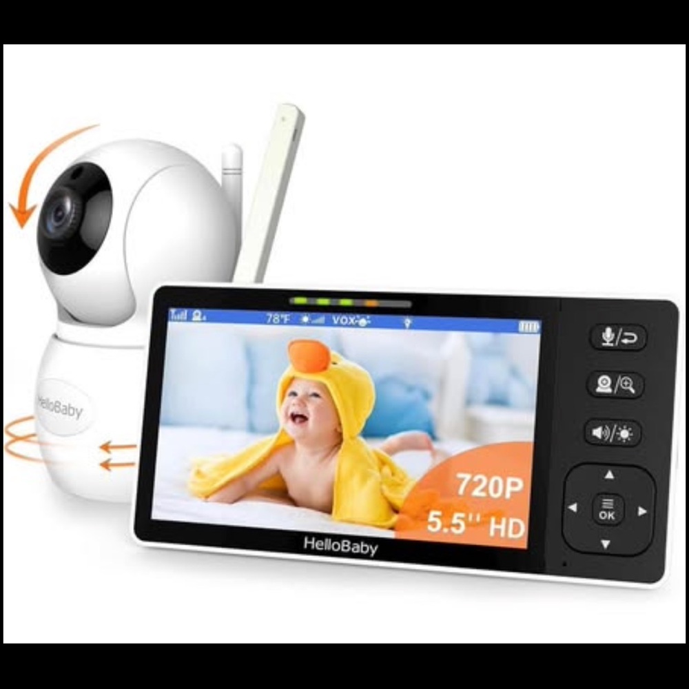 NEW IN BOX Hello Baby HelloBaby 720P Video Baby Monitor No WiFi